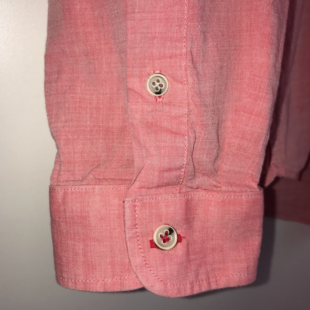 ZARA MAN regular fit Long Sleeve button down dress shirt LARGE - Picture 8 of 14
